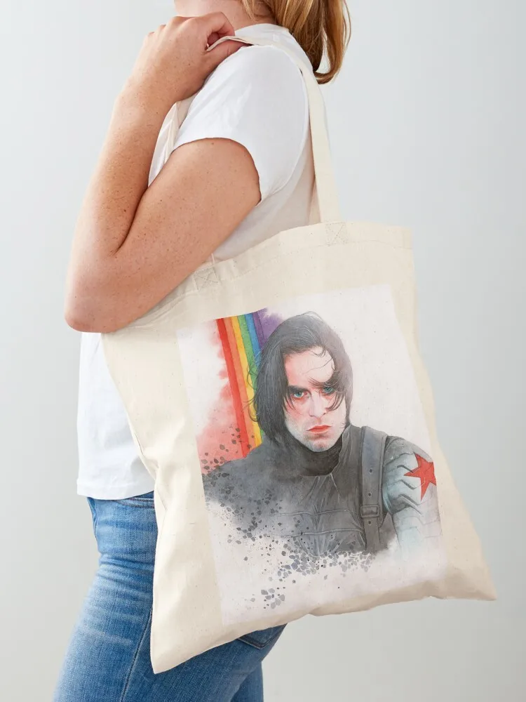 

Sebastian Stan Tote Bag canvas shopping bag university shopper bag Shopping bags Women's beach bags