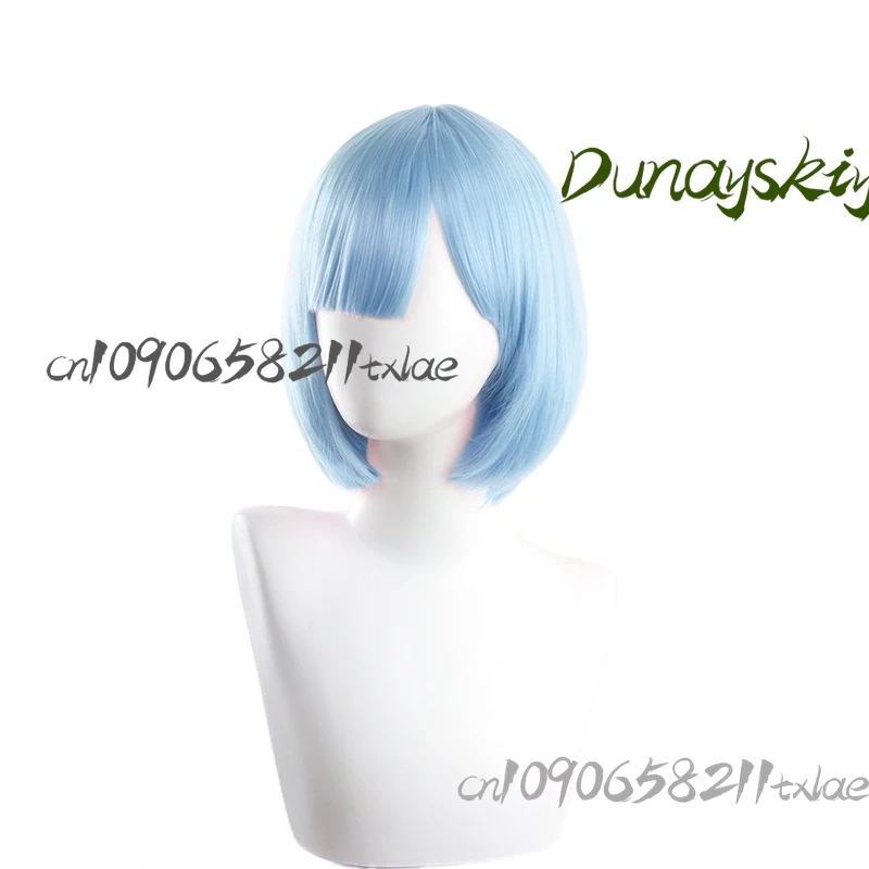 إعادة ريم رام بدء الحياة في عالم آخر ليلة سحرية تأثيري حلي شعر مستعار أنيمي اتفاقية الهالوين التخرج الصيف الزي