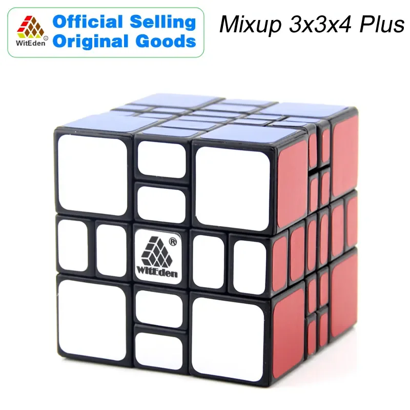 WitEden Mixup 3X3X4 Plus Khối 334 Cubo Magico Chuyên Nghiệp Neo Tốc Độ Khối Xếp Hình Antistress Đồ Chơi dành Cho Trẻ Em