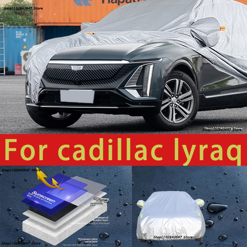 

Наружная защита для cadillac lyrap, чехол для автомобиля с полным покрытием, Солнцезащитный водонепроницаемый пыленепроницаемый наружный автомобильный аксессуар