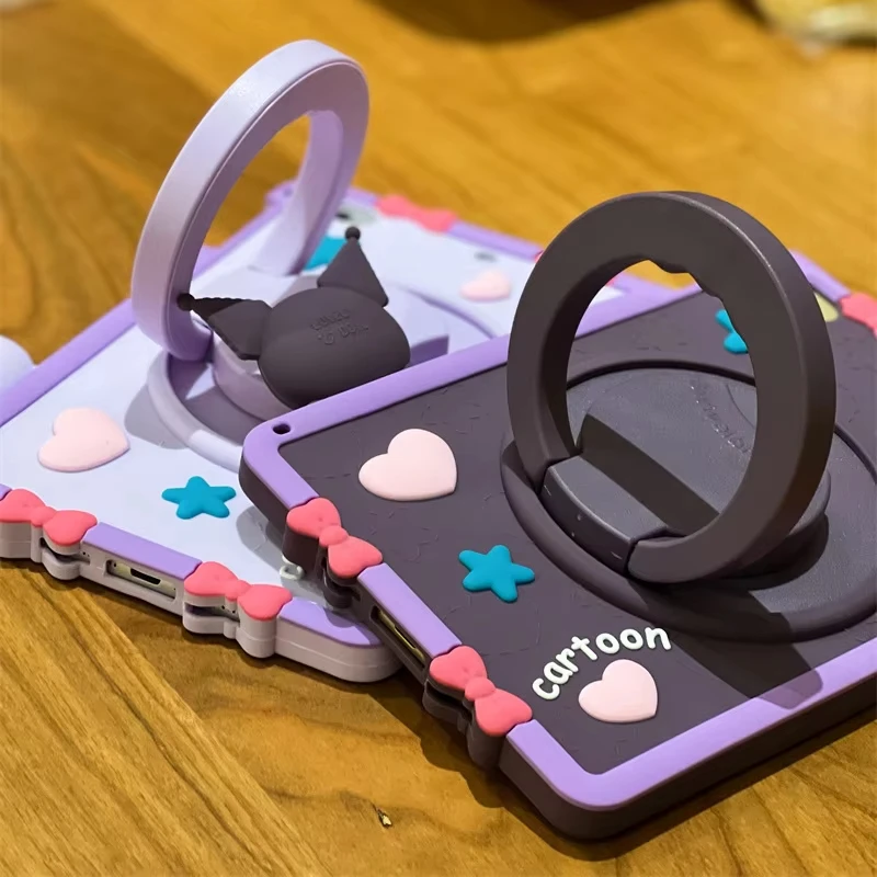 حافظة كمبيوتر لوحي للأطفال من كورومي غطاء سيليكون لجهاز Ipad 10.2 7Th 8Th 9Th 10Th Gen Air 2 3 4 5 10.9 Pro 11 12.9 بوصة 9.7 A16 2025