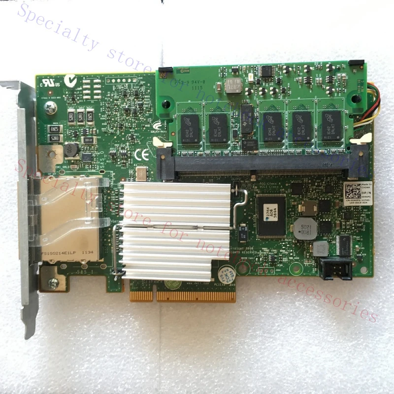 

R+ For DELL PERC H800 512MB SAS DUAL PORT RAID CONTROLLER Battery NCHRW H40PG R1HPD