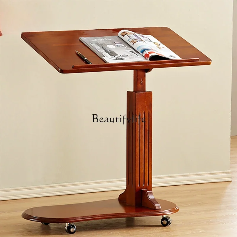 

ls 18ls 18-*American all-solid wood laptop desk removable lift bedroom bedside desk