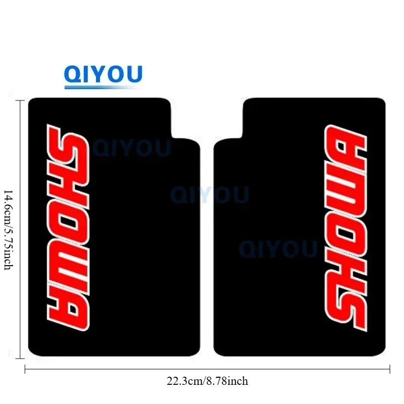 2PCS Stylish SHOWA & KYB Logo Motorcycle Sticker Branded Decal for Dirt Bike Suspension,Enhance Your Motocross Bike's Appearance