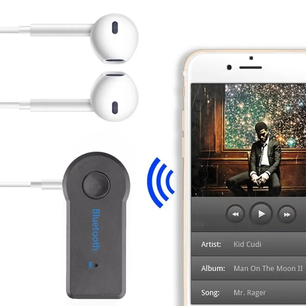 3.5mm Jack Wireless Bluetooth Transceiver Adapter Car Bluetooth 5.0 Receiver For Car Kit Music Audio Aux A2dp Earphone Receiver