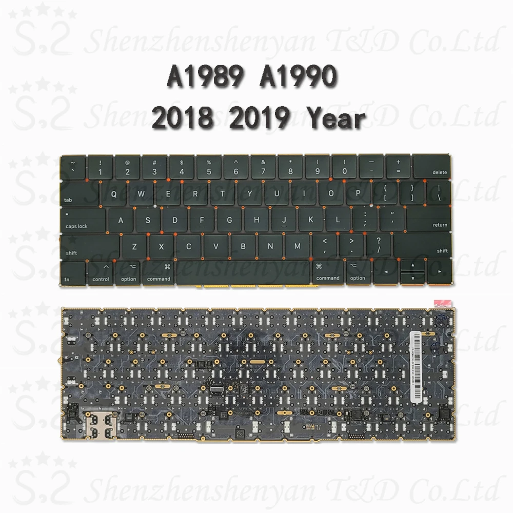 Teclado de repuesto para ordenador portátil, accesorio para Macbook Pro Air Retina A1534, A1706, A1707, A1708, A1990, A2141, A2337, A2338, A2442, A2681