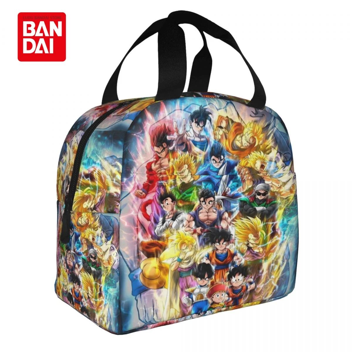 

Bandai Japan Anime Dragonball Z Lunch Bag for School Kids Office Sac Lunch Portable Thermal Cooler Goku Lunch Box Handbag Gift