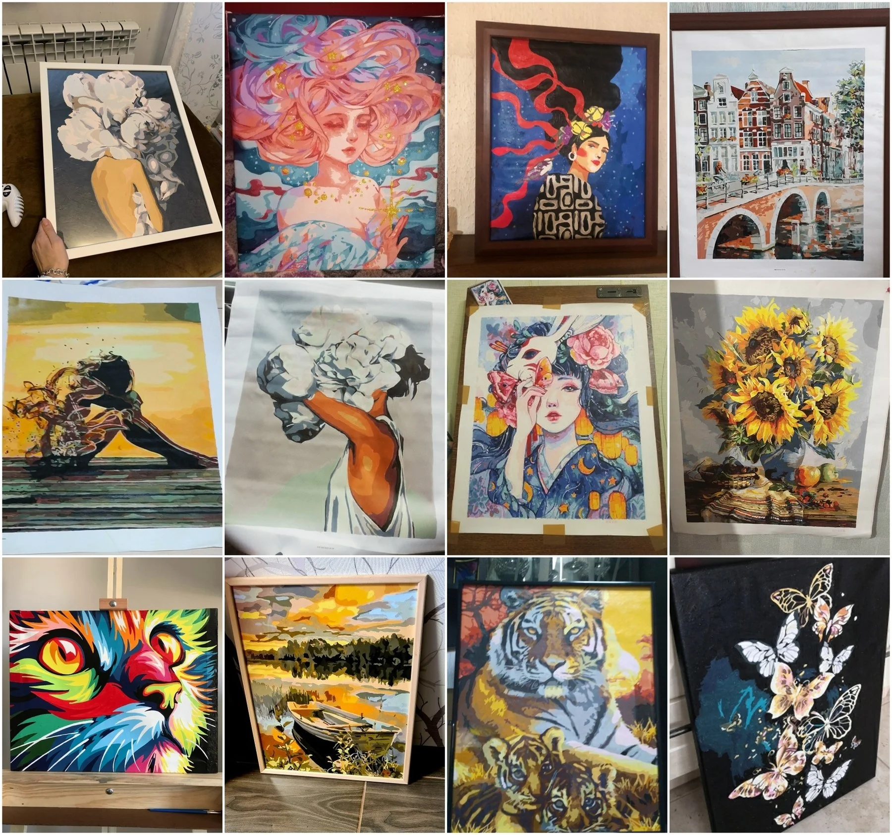 HUACAN Diy Paint By Number Adult Kit Private Photo Customized Drawing On Canvas Kits Gift Wall Decoration HandPainted