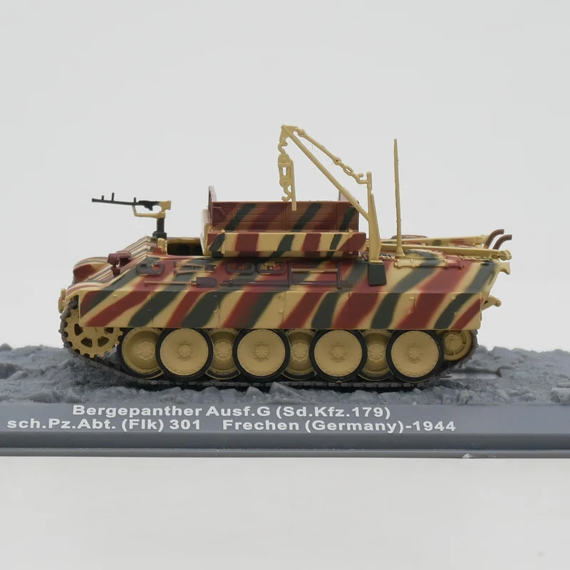 Ixo-Bergepanzer en alliage moulé sous pression, modèle de piste de saut militaire, cadeau classique adulte, affichage de leges, aust G Sd. k202.. 179, échelle 1:72