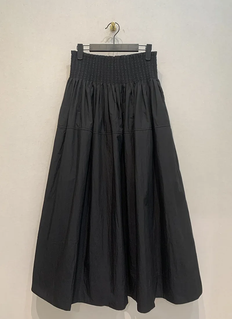 Spring Summer Faldas Mujer Japanese Simple Womens Skirt High Waist A-line Skirts Fashion Ins Ropa Loose Comfortable Saia