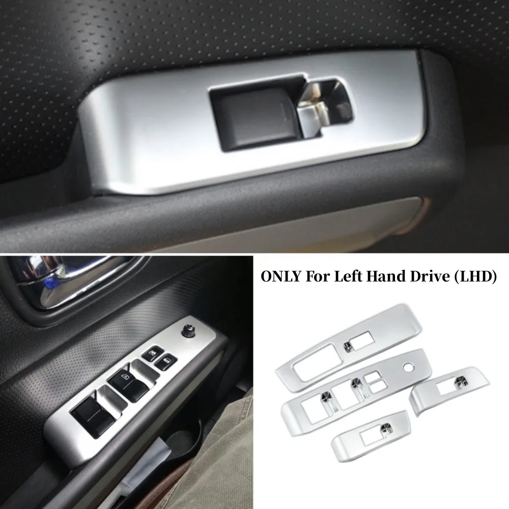 

ABS Matte Car Glass Switch Door Window Button Decoration Panel Cover Trim For Nissan X-Trail X trail T31 2008-2013 Accessories