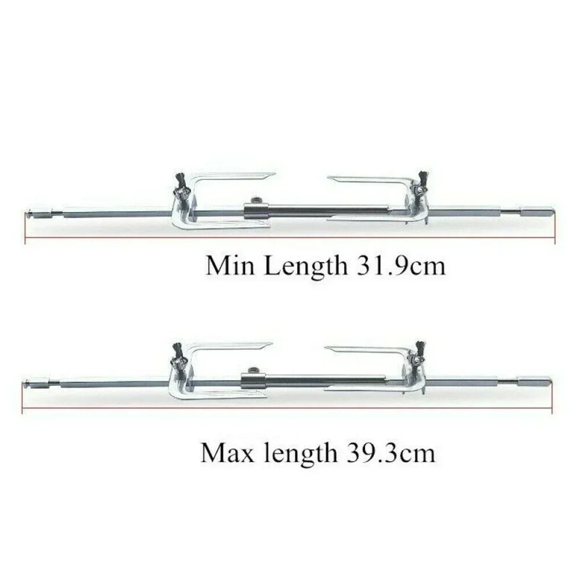 Spit Skewer อุปกรณ์เสริมกลางแจ้งย่าง Rod ห้องครัว Rack Rotisserie บาร์บีคิวไฟฟ้าเนื้อย่างมอเตอร์เครื่องมือไก่