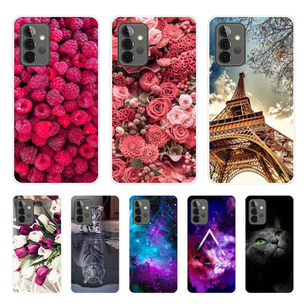 For Coque Samsung A52 5G Case Transparent Soft TPU silicon Phone Cover For Samsung Galaxy A72 M52 A52S 5G Case 4G Clear Funda