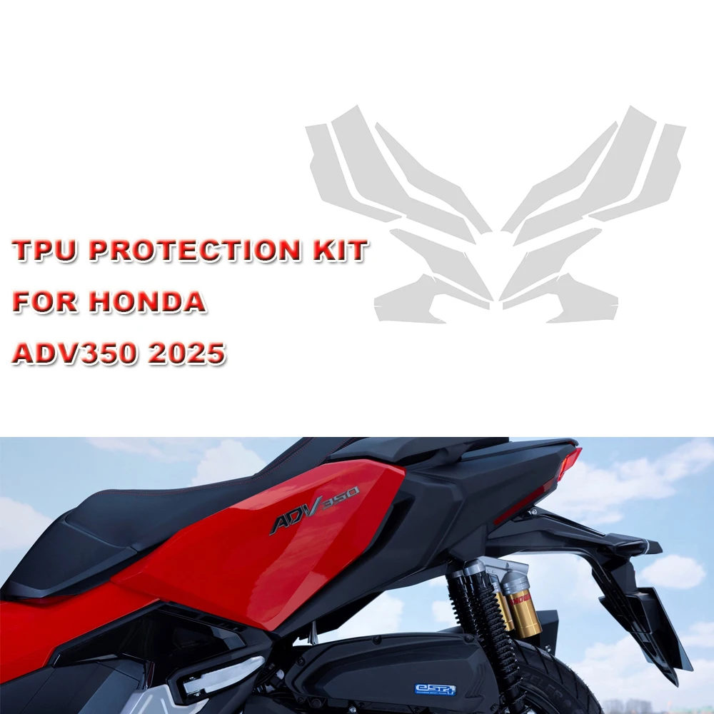 

For HONDA ADV350 2025 Motorcycle Decorative Decals Accessorie TPU Protective Film Fairing Adv350 PPF Paint Protection Stickers