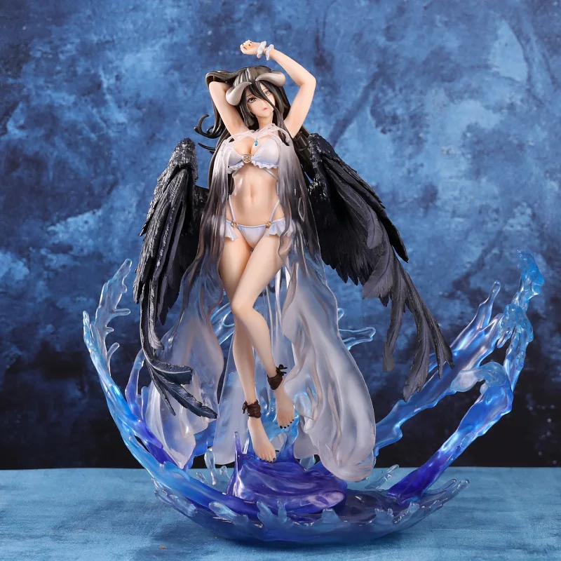 

verlord Albedo Swimsuit Anime Figure Beautiful Girl Desktop Ornament Collectible Model Home Bedroom Decoration Perfect Gift