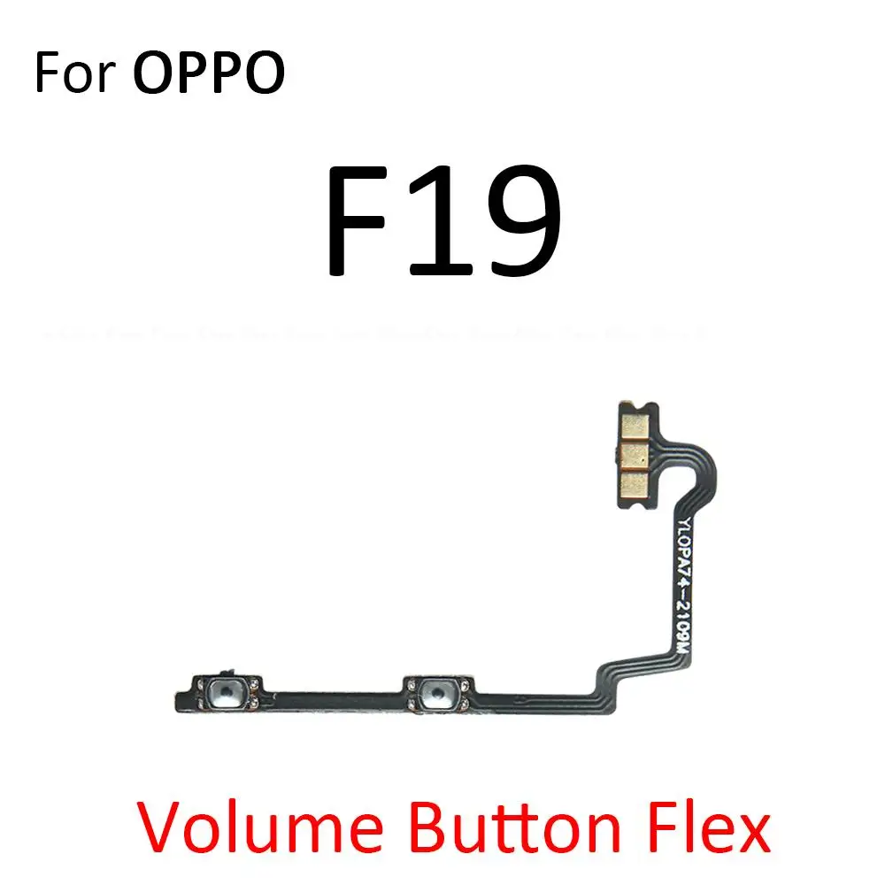 Power ON OFF Mute Switch Control Key Volume Button Flex Cable For OPPO F19 F19s F21 F21s Pro Plus 4G 5G Replacement Parts