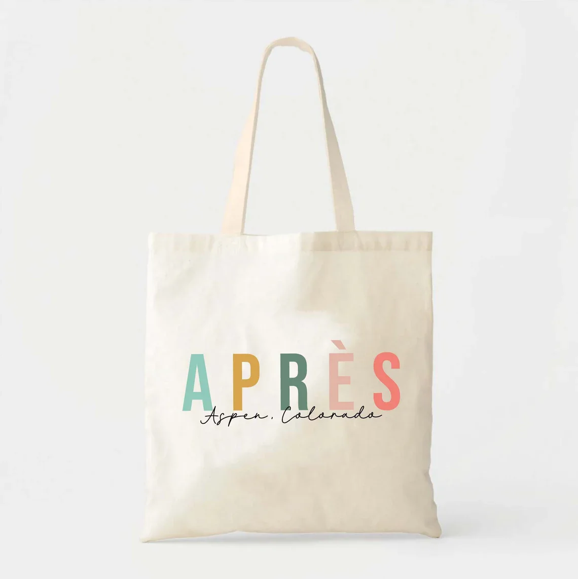 Apres Ski Tote - Mountain Welcome Tote - Altitude Kit - Ski Mountain Favor Bags - Winter Sports - Ski Weekend Gift Bag - Winter