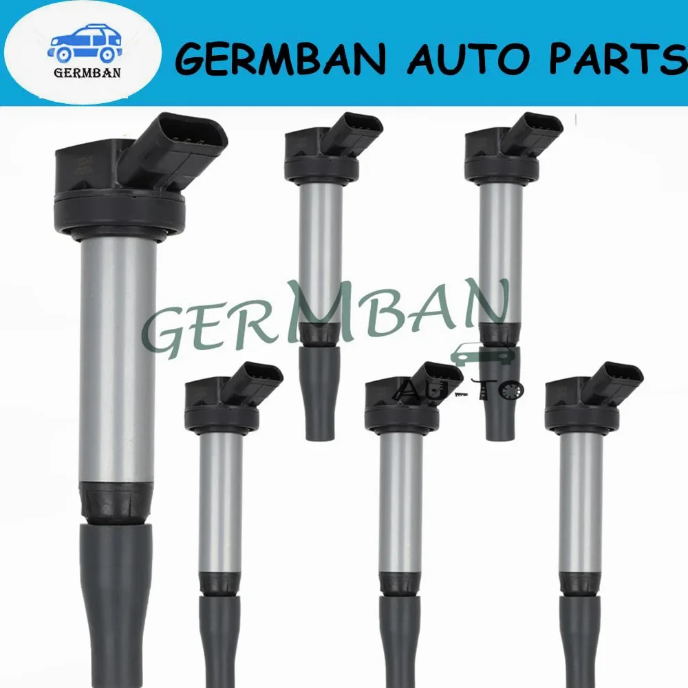

90919-02273 90919A2008 UF796 Комплект из 6 катушек зажигания для Toyota Tacoma 2016-2020 годов выпуска, V6 3.5L L4 2.7L