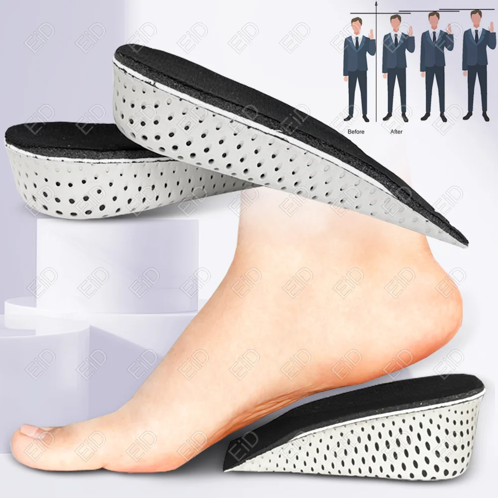 Memory Foam Invisible Height Increase Insole EVA Heel Lifting Inserts 2/3/4/5CM Shoe Lifts Shoe Pads Elevator Insoles for Unisex image 4