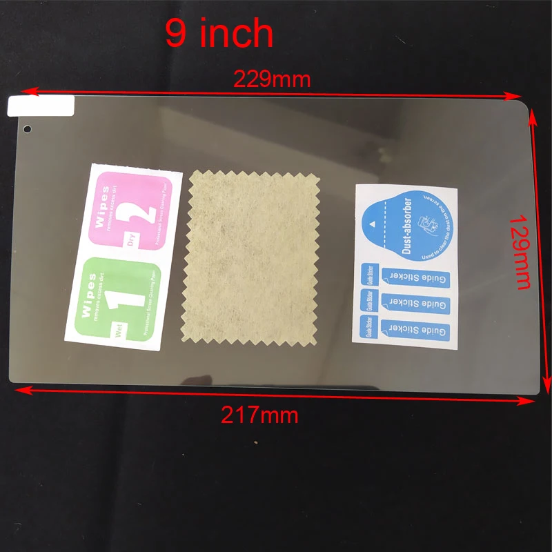 Película protectora de 9 y 10 pulgadas, vidrio templado, Radio de coche, estéreo, DVD, pantalla LCD táctil completa para TEYES CC2 CC3, accesorios para coche