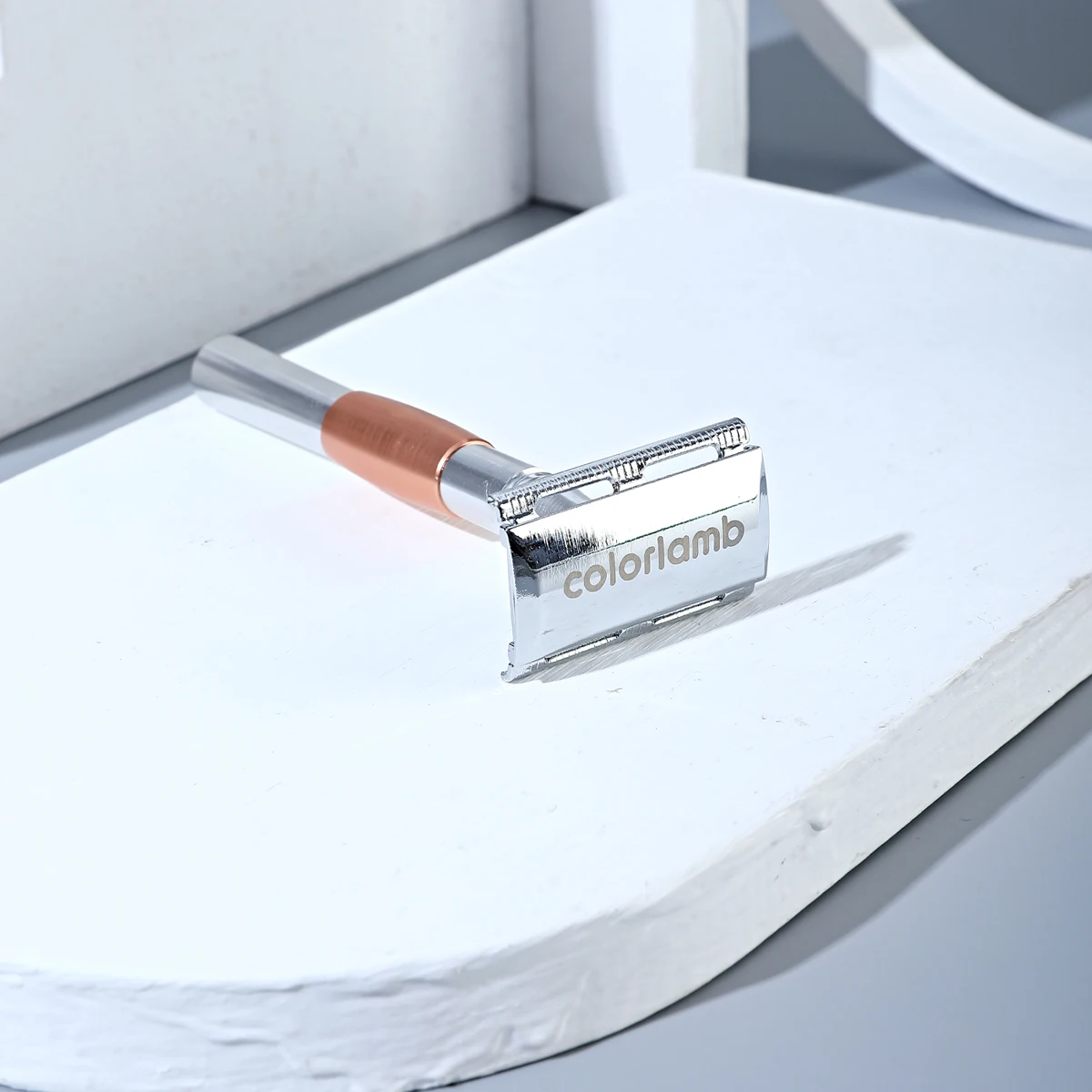 Colorlamb Metal Handle Safety Razor for Men 11CM Double Edge 50g Classic Manual Barber Razor