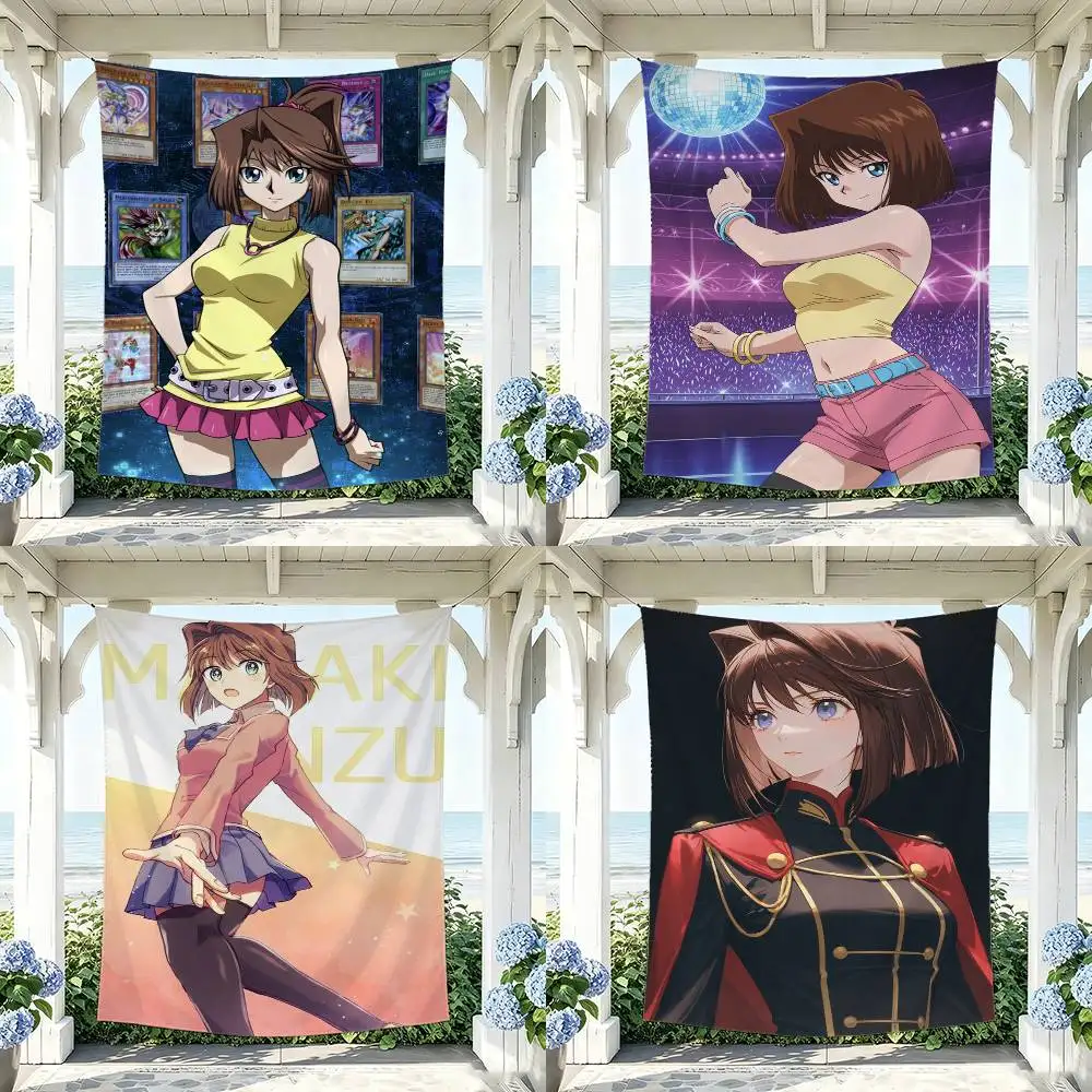 Anime Yu-Gi-Oh T-Tea Gardner Tapestry Flags Wall Hanging Background Art Banner for Bedroom Home Outdoor Decor