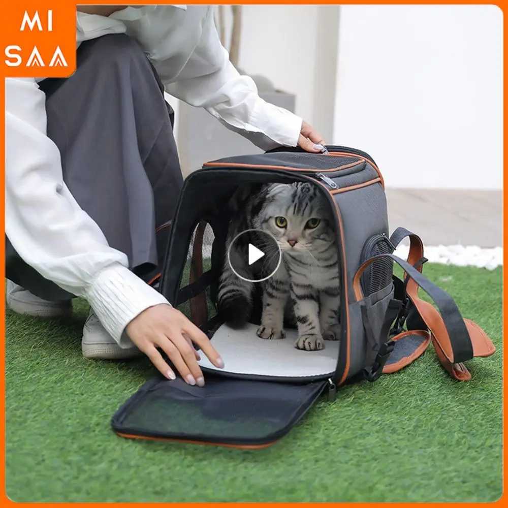 

Single Shoulder Handbag Cat Bag Soft Texture Jiuti Is Also Easy Light Grey Dark Gray Cat Backpack Breathable Shoulder Handbag