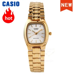 Reloj Casio para mujer, relojes de marca superior de lujo, conjunto de 30m, reloj de cuarzo resistente al agua para mujer, reloj con forma de tonneau, reloj para mujer saat