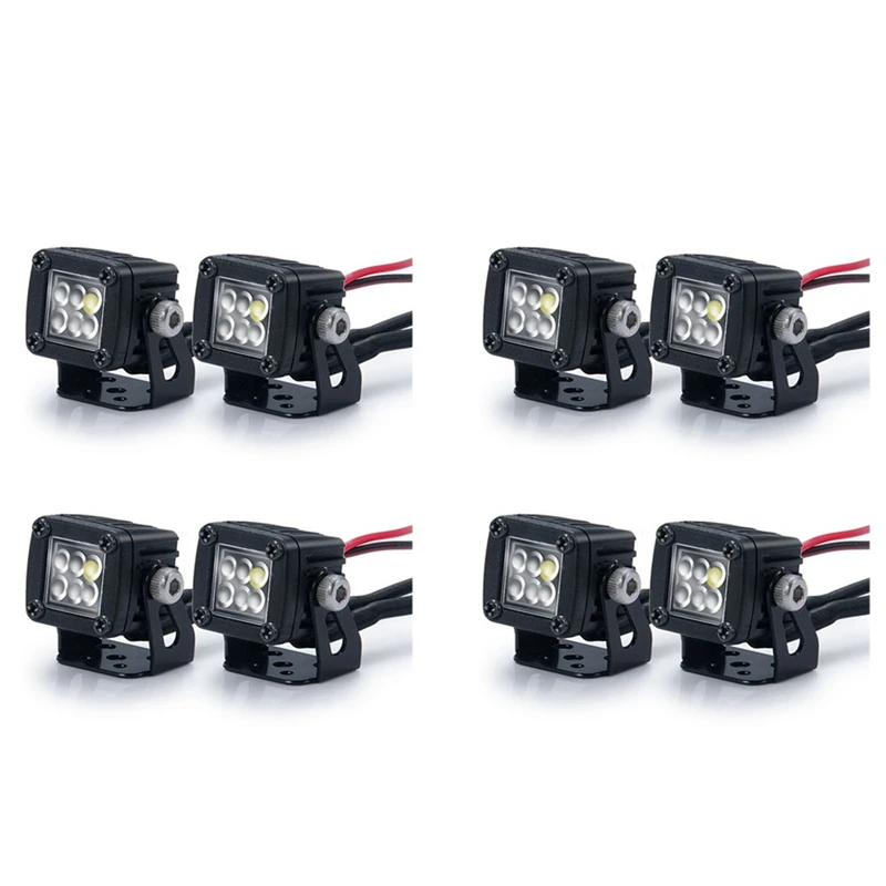 AS96-8X модифицированные фары, прожекторы, верхние фары автомобиля, бамперные фары для AXIAL SCX10 JEEP TRAXXAS TRX4 TRX6 1/10, B