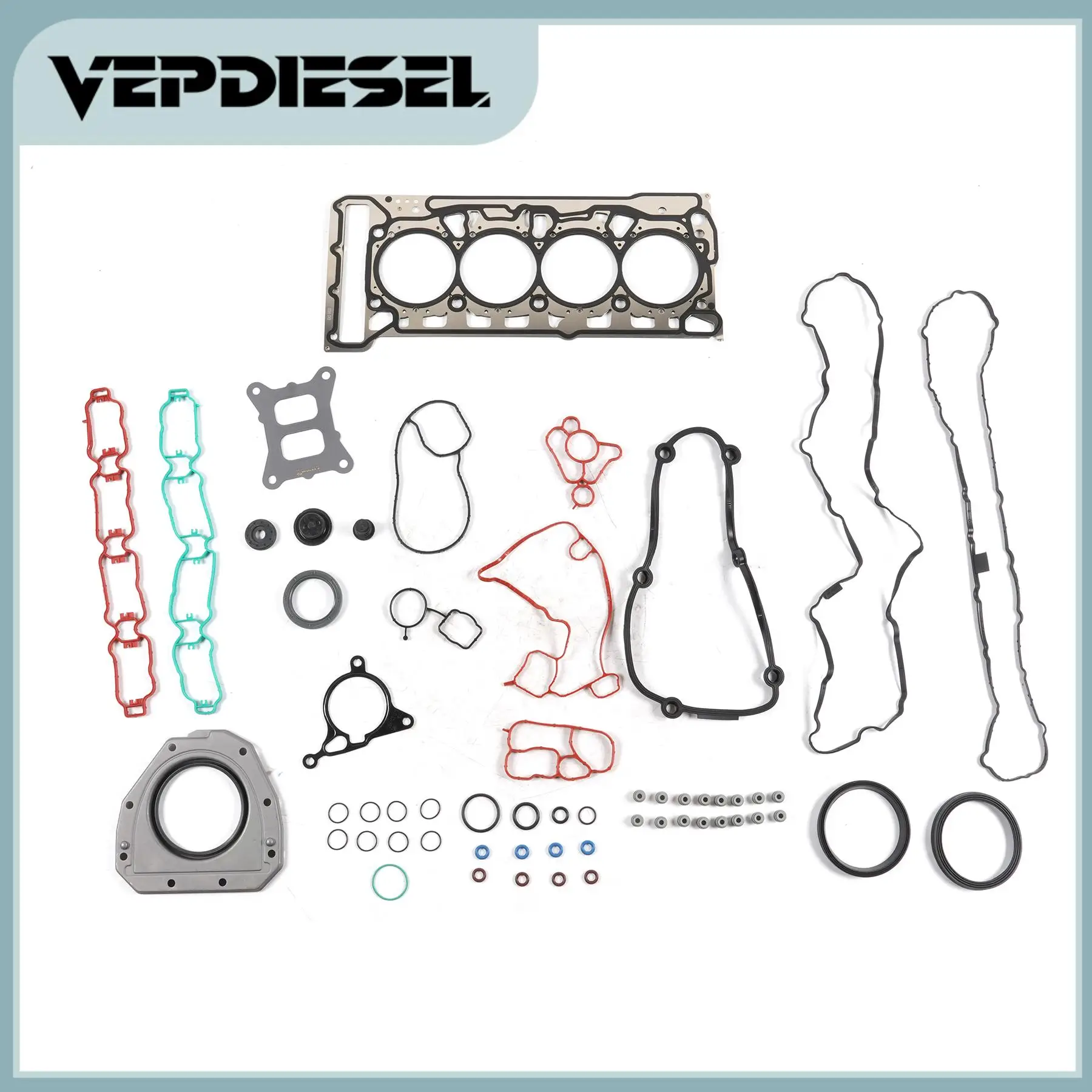 

EA888 Engine Cylinder Head Gasket Kit for Audi A3 A4 Q3 TT VW CC Golf Jetta Sharan Tiguan SKODA Superb SEAT Altea 2.0T 23mm