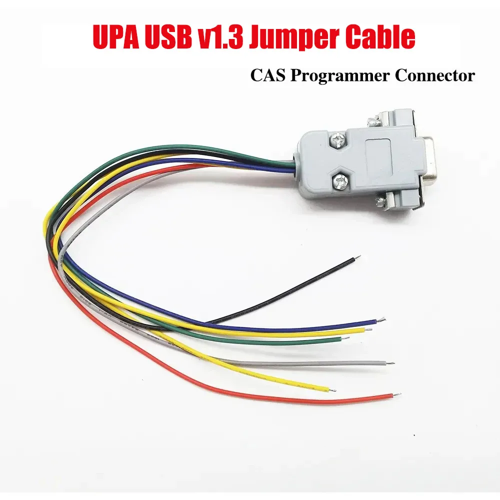 UPA USB V1.3 Jumper Cable CAS Programmer Connector DB9 Eeprom Adapter Work with AS-Tools Read for CAS2 CAS3 CAS4 MC9S12D MC9S12X