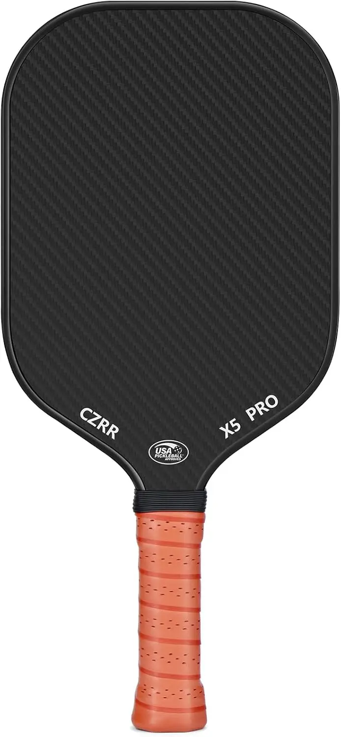 USA Pickleball Approved, 3K Raw Carbon Fiber Surface (CFS) High Grit & Spin, with 16MM Polypropylene Honeycom