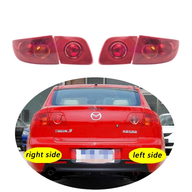 

Прозрачная красная накладка на фару Mazda 3 2006-2013 Mazda3