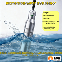 Hydrostatic Liquid Level Transducer 2M 5M 10M 15M 20M Liquid Level Transmitter RS485 4-20mA 0-10V Water Level Sensor