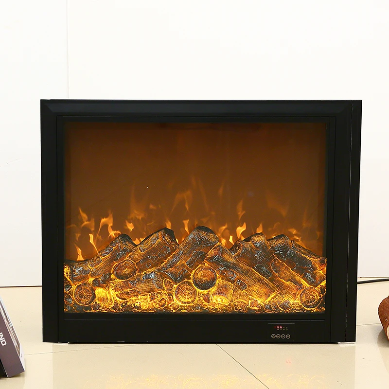 

Домашняя горелка в европейском стиле на заказ, электрическая плита с тремя боковыми рамами, декоративный огонь, Электрический настенный камин