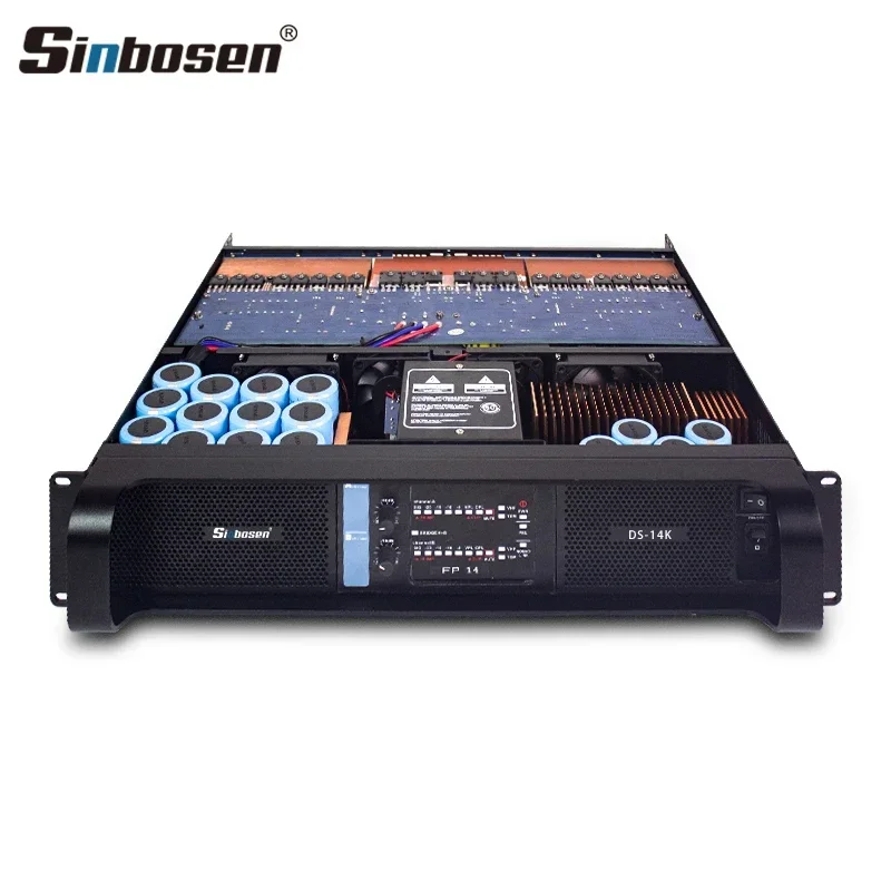 DS-14K power amplifier professional class td 2 channel 2000 watts subwoofer amplifier