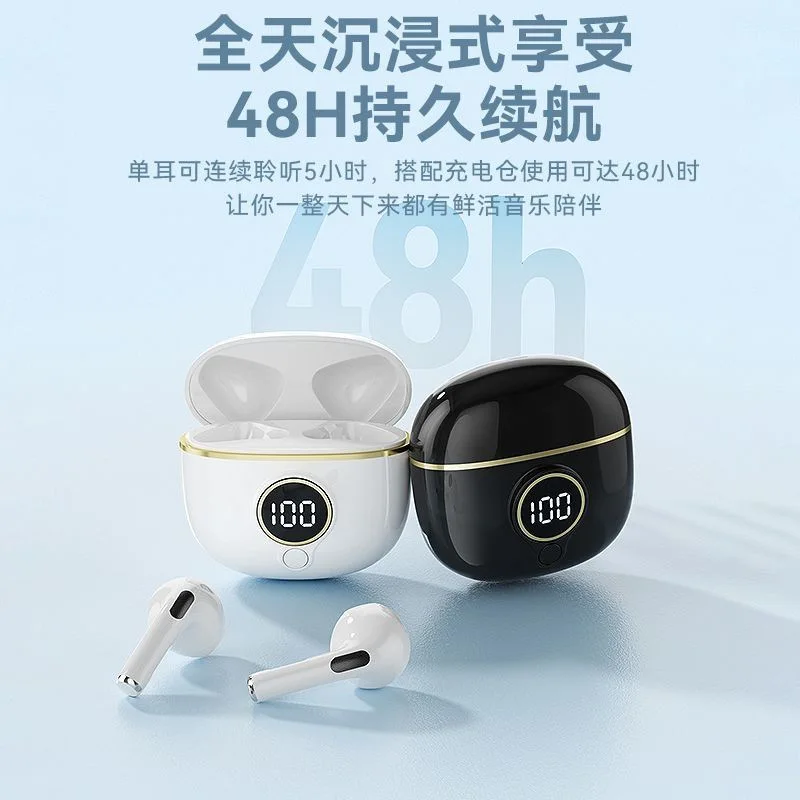 

Sports earphones with semi in ear intelligent noise reduction and ultra long battery life, wireless Bluetooth earphones