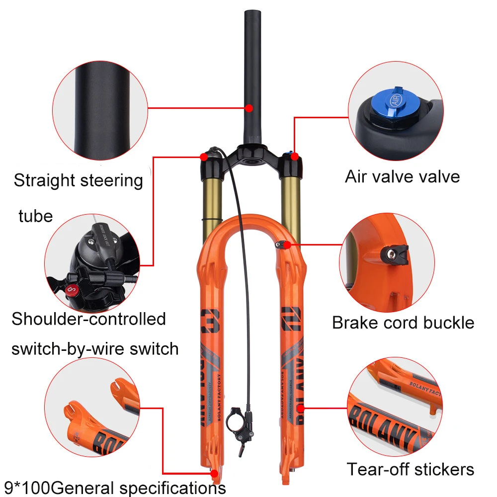 Bolany mountain bike fork 27.5/29\