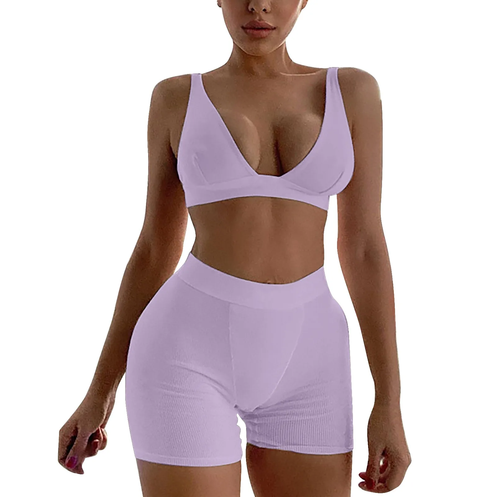 Ensemble de soutien-gorge sans couture pour femme, culotte taille basse, string sexy, soutien-gorge sans fil, bralette, lingerie, soutien-gorge en coton, ensemble de sous-vêtements féminins