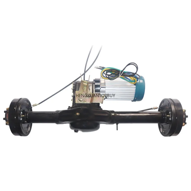 Electric tricycle rear axle assembly high speed brushless motor