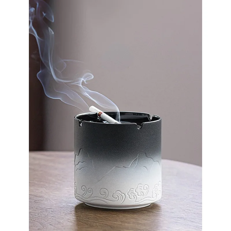 

ashtray anti-smoke smell household living room creative large high-end ornaments office ashtray