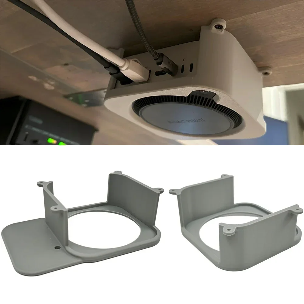 Under Desk Stand for Mac Mini 2024 M4/M4pro, for Mac Mini M4 Accessories, for Mac mini M4 Case, Keep the Computer from Falling