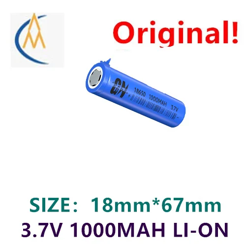 buy more will cheapSource manufacturer directly supplies wholesale 3.7V column 18650 lithium  1000mAh rechargeable 18650 battery