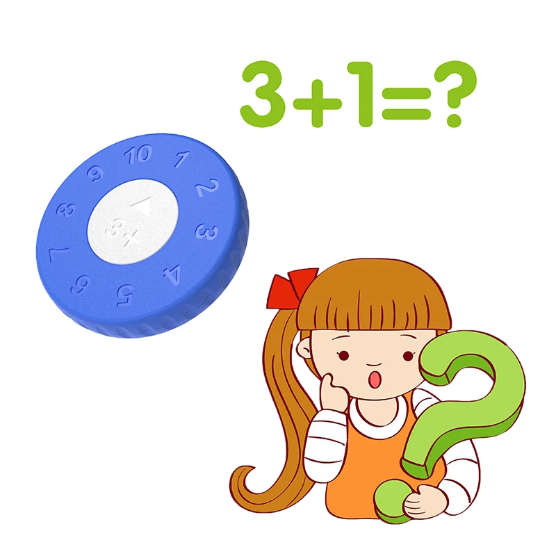 Matematyka Fidget Spinner Gra matematyczna Arytmetyczna wirująca zabawka Nauczanie matematyki Dodawanie Odejmowanie Mnożenie Dzielenie Gra logiczna