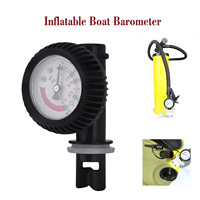 Inflatable Boat Barometer Nylon Kayak Pressure Gauge Nylon Inflatable Boat Air Pressure Gauge Barometer for Kayak Raft Black