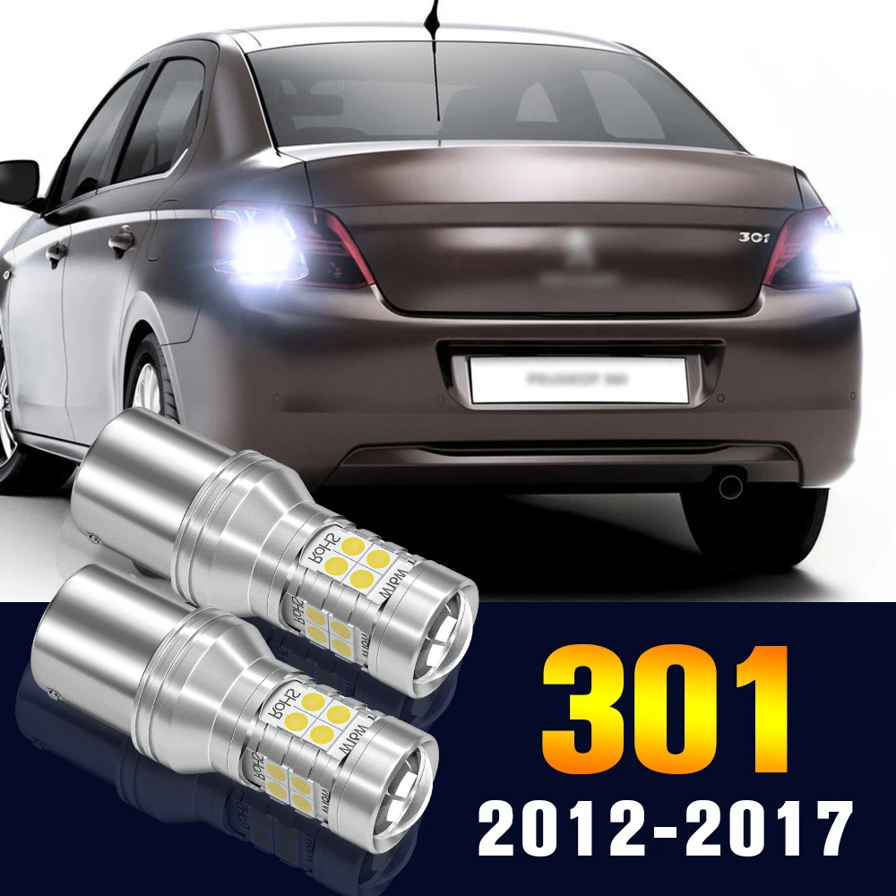 

2pcs LED Reverse Light Bulb Backup Lamp For Peugeot 301 2012-2017 2013 2014 2015 2016 Accessories