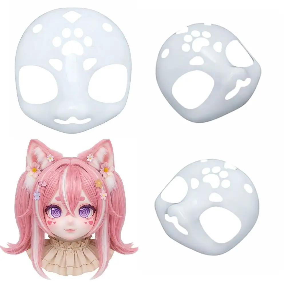 

Kawaii 3D Cosplay Kigurumi Base Beast Skull Mask Animal DIY Fursuit Head Base Plastic Fursuit Mask Anime Party
