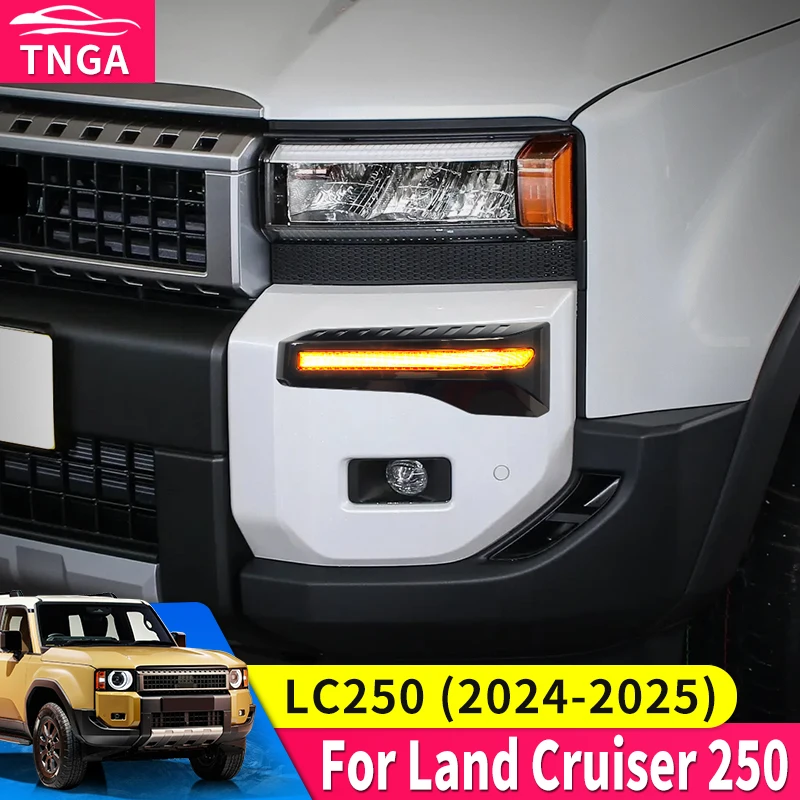 

Для Тойота Ленд Крузер 250 2024 2025 Прадо LC250 1958 Первое издание FJ250 Дневной ходовой огонь Сигнал поворота Модернизированный Аксессуары,For Toyota Land Cruiser 250 Интерьер Модификация Тюнинг