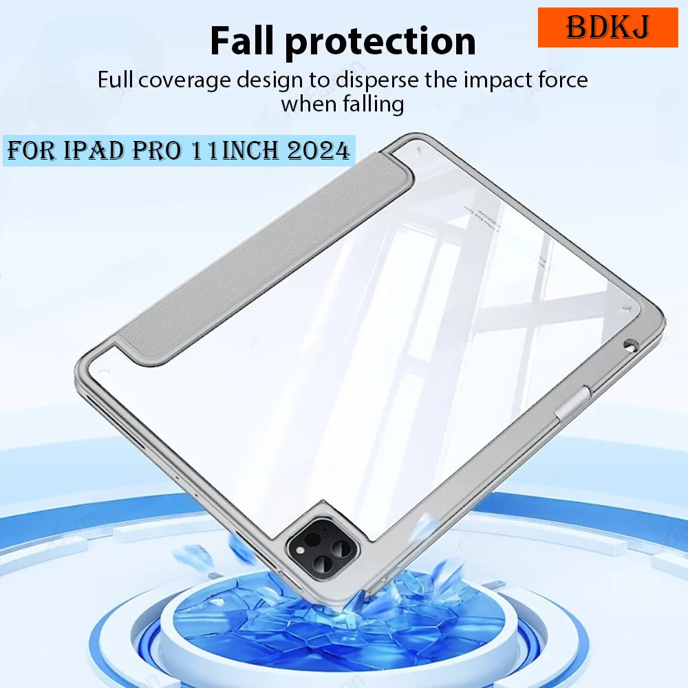 

NEW Case for IPad A16 11th Generation 10.9 Pro 13 12.9 Air 11 M3 M2 2025 5 4 3 Mini 7 6 8th 9th 10th Y-Fold Smart Protect Cover