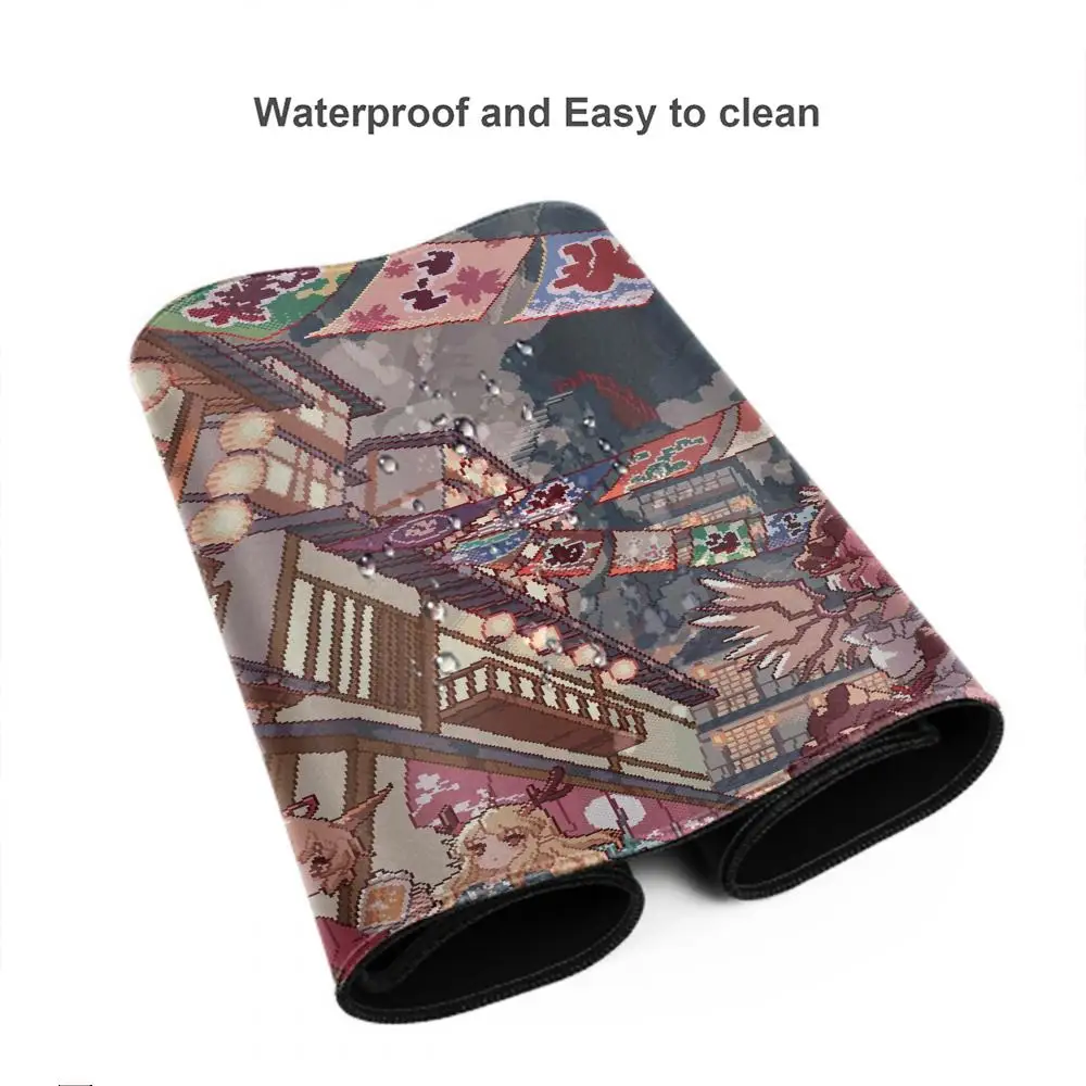 Alfombrilla de ratón Touhou Mystia's Izakaya, alfombrilla de ratón grande para ordenador, oficina, 1000x500mm, XXL, Pc Gamer, alfombrilla de goma antideslizante para teclado